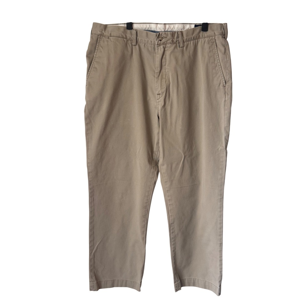 Polo Ralph Lauren Classic Fit Chino Pants Tan Khaki 38x29 Cotton Twill Mens‎